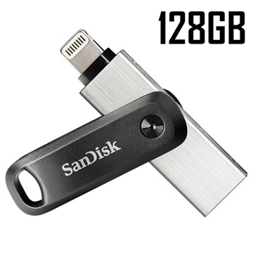 SanDisk iXpand Go iPhone/iPad USB-muistitikku - SDIX60N-128G-GN6NE - 128 Gt - 128 gigatavua