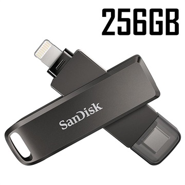 SanDisk iXpand Luxe USB-C/Lightning USB-Muistitikku - 256GB