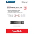 SanDisk iXpand Luxe USB-C/Lightning USB-Muistitikku - 256GB