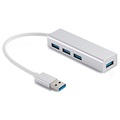 Sandberg 333-88 USB 3.0-Keskitin - Valkoinen