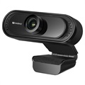 Sandberg Saver 1080p Webkamera Mikrofonilla - Musta