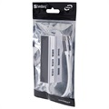 Sandberg Saver USB-C / 4 x USB-A Hubi - USB 3.0 - Valkoinen