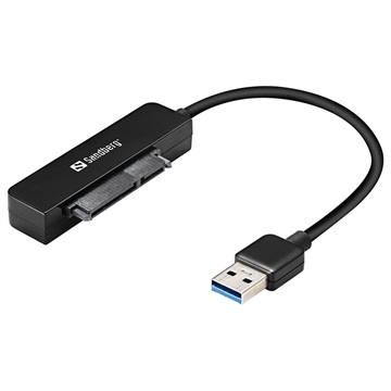 Sandberg USB 3.0 - SATA Link Kiintolevyadapteri - Musta