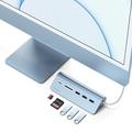 Satechi USB-C alumiini USB-keskitin & muistikortinlukija - sininen