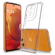 Motorola Moto G17 Power/G17/G15 Naarmunkestävä Hybridikotelo - Läpinäkyvä