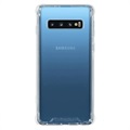 Samsung Galaxy S10 Naarmunkestävä Hybrid Kotelo - Läpinäkyvä