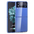 Naarmunkestävä Samsung Galaxy Z Flip4 5G Hybridikotelo - Läpinäkyvä