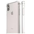 Scratch-Resistant iPhone X / iPhone XS Hybrid Suojakuori - Läpinäkyvä