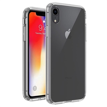 Naarmunkestävä iPhone XR Hybrid Kotelo - Läpinäkyvä