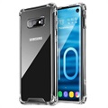 Naarmuuntumisen Kestävä Samsung Galaxy S10e Hybridikotelo -  Läpinäkyvä