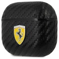 Scuderia Ferrari Carbon Kotelo Avaimenperällä - Musta