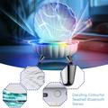 Simpukan muotoinen Bluetooth-kaiutin RGB-valaistuksella - vaaleanpunainen