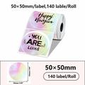 Itseliimautuvat lämpöetiketit Phomemo M221/M220/M120/M110 - 50x50mm - Pyöreä