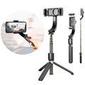 Selfiekeppi Gimbaali Kuvanvakaajalla ja Tripod-Jalustalla L08 (Avoin pakkaus - Tyydyttävä)