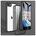 iPhone 7/8/SE (2020)/SE (2022) Shine&Protect 360 Hybridikotelo - Musta / Kirkas