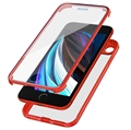 iPhone 7/8/SE (2020)/SE (2022) Shine&Protect 360 Hybridikotelo - Punainen / Kirkas