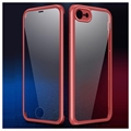 iPhone 7/8/SE (2020)/SE (2022) Shine&Protect 360 Hybridikotelo - Punainen / Kirkas