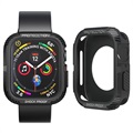 Iskunkestävä Apple Watch Series 7/SE/6/5/4 TPU Suojakuori - 40mm/41mm - Musta