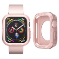 Iskunkestävä Apple Watch Series 7/SE/6/5/4 TPU Suojakuori - 44mm/45mm - Pinkki