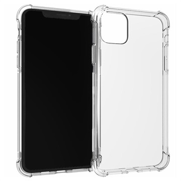 Iskunkestävä iPhone 11 Pro Max TPU Suojakuori - Läpinäkyvä