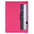 Iskunkestävä Lenovo Yoga Tab 3 Pro 10.1 Silikonikotelo - Kuuma Pinkki