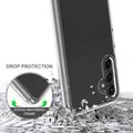Samsung Galaxy A14/A14 5G Shockproof Hybridikotelo - Läpinäkyvä