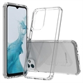 Shockproof Samsung Galaxy Xcover6 Pro Hybridikotelo - Läpinäkyvä