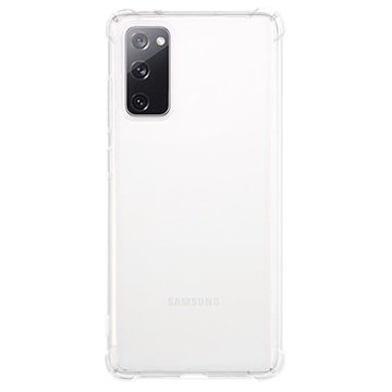 Iskunkestävä Samsung Galaxy S20 FE TPU Suojakuori - Läpinäkyvä