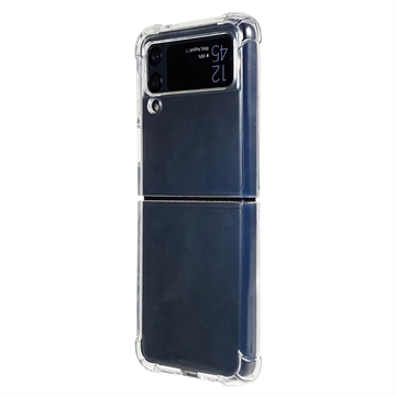 Iskunkestävä Samsung Galaxy Z Flip4 TPU Suojakuori - Läpinäkyvä