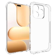 Honor 600 Lite Iskunkestävä silikonikotelo - Läpinäkyvä