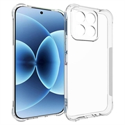 Xiaomi 17 Max Iskunkestävä silikonikotelo - Läpinäkyvä