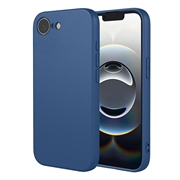 iPhone 16e Iskunkestävä silikonikotelo - Sininen