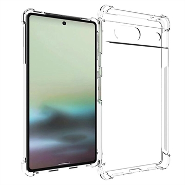 Iskunkestävä Google Pixel 7a TPU Suojakuori - Läpinäkyvä