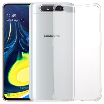 Iskunkestävä Samsung Galaxy A80 TPU Suojakuori - Läpinäkyvä