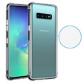 Iskunkestävä Samsung Galaxy S10+ TPU Suojakuori - Läpinäkyvä