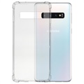 Iskunkestävä Samsung Galaxy S10 TPU Suojakuori - Läpinäkyvä