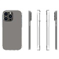 Iskunkestävä iPhone 14 Pro Max TPU Suojakuori - Läpinäkyvä