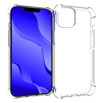 Iskunkestävä iPhone 14 TPU Suojakuori - Läpinäkyvä