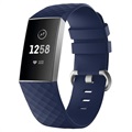 Fitbit Charge 3 Silikoniranneke Liittimillä - Sininen