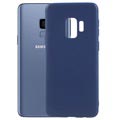 Samsung Galaxy S9 Matta Silikonikuori - Tummansininen