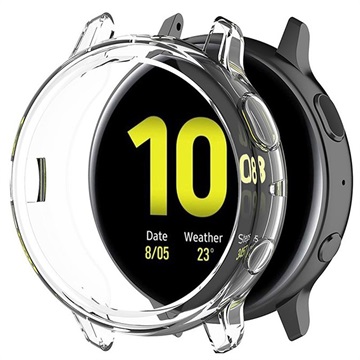 Samsung Galaxy Watch Active2 Silikonikotelo - 44mm - Läpinäkyvä