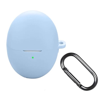 Huawei FreeBuds 6 Silikonikotelo Karabiinilla - Sky Sininen