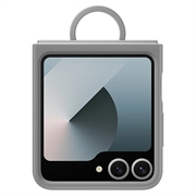 Samsung Galaxy Z Flip6 Silikonikotelo Renkaalla EF-PF741TJEGWW - Harmaa