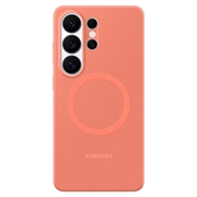 Samsung Galaxy S26 Ultra Silicone Magnet Kotelo EF-ES948COEGWW (Avoin pakkaus - Erinomainen) - korallipunainen