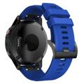 Silikoniranneke - Garmin Fenix 6 GPS/6 Pro GPS/5/5 Plus - Sininen