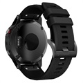 Silikoniranneke - Garmin Fenix 6 GPS/6 Pro GPS/5/5 Plus - Musta