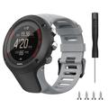 Silikonihihna Suunto Ambit3 Peak/Sport/Vertical - harmaa