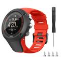 Silikonihihna Suunto Ambit3 Peak/Sport/Vertical - punainen