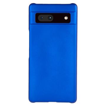 Google Pixel 7a Kumipäällysteinen Muovikuori - Sininen