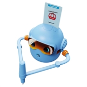 Älykäs piirustusrobotti lapsille 100 piirustuskortilla - sininen